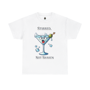 "Stirred, Not Shaken" Funny Martini
